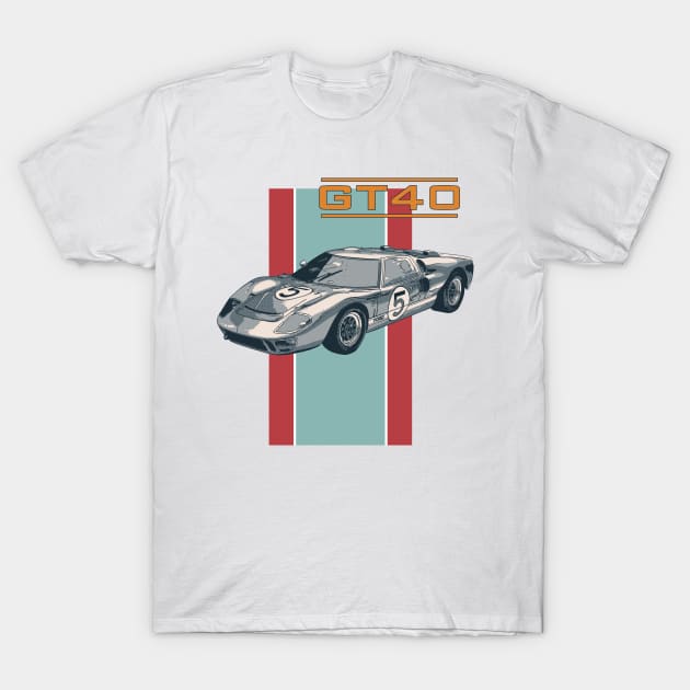 Ford GT40 T-Shirt by Joshessel